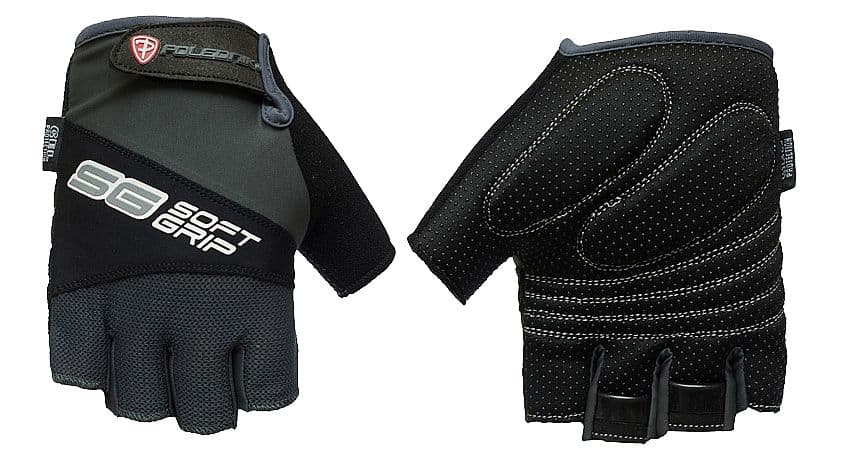 rukavice Soft grip čierne veľkosť S