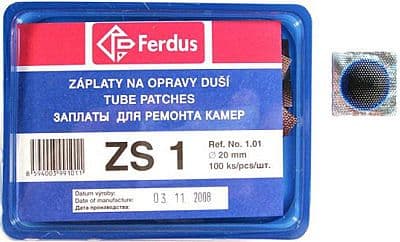 záplaty Ferdus ZS 1 (balenie 100ks)
