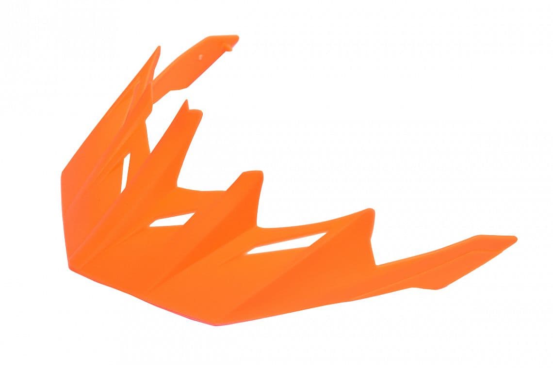 náhradný štítek pre prilbu MAXBIKE ARROW oranžový
