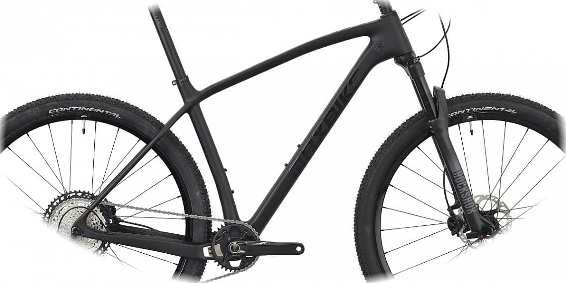 rám carbon 29er CR829 17,5", vrát.laku + pevná os
