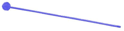 lanko brzdové PTFE modré 2100mm