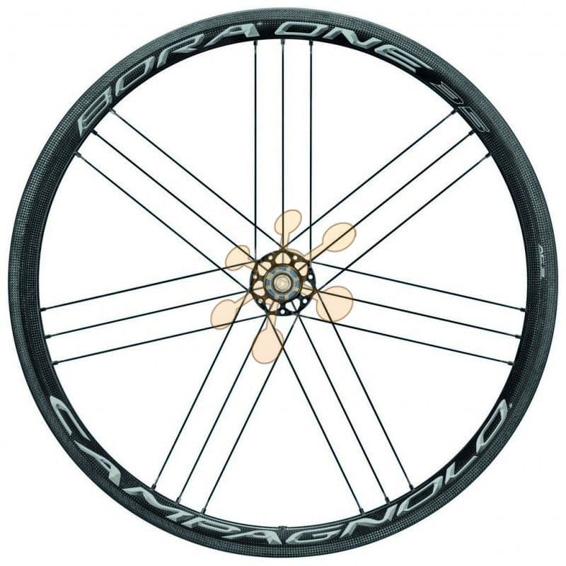 BORA ONE 35 DARK AC3 Campagnolo galuskové zapletené kolesá
