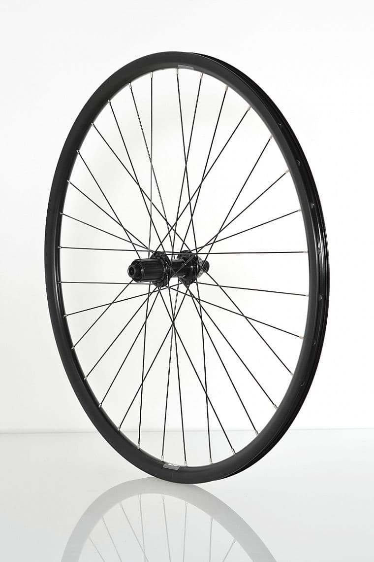 27,5" zadné zapletené koleso RYDE Rival26/náboj Shimano MT400 boost čierny CL