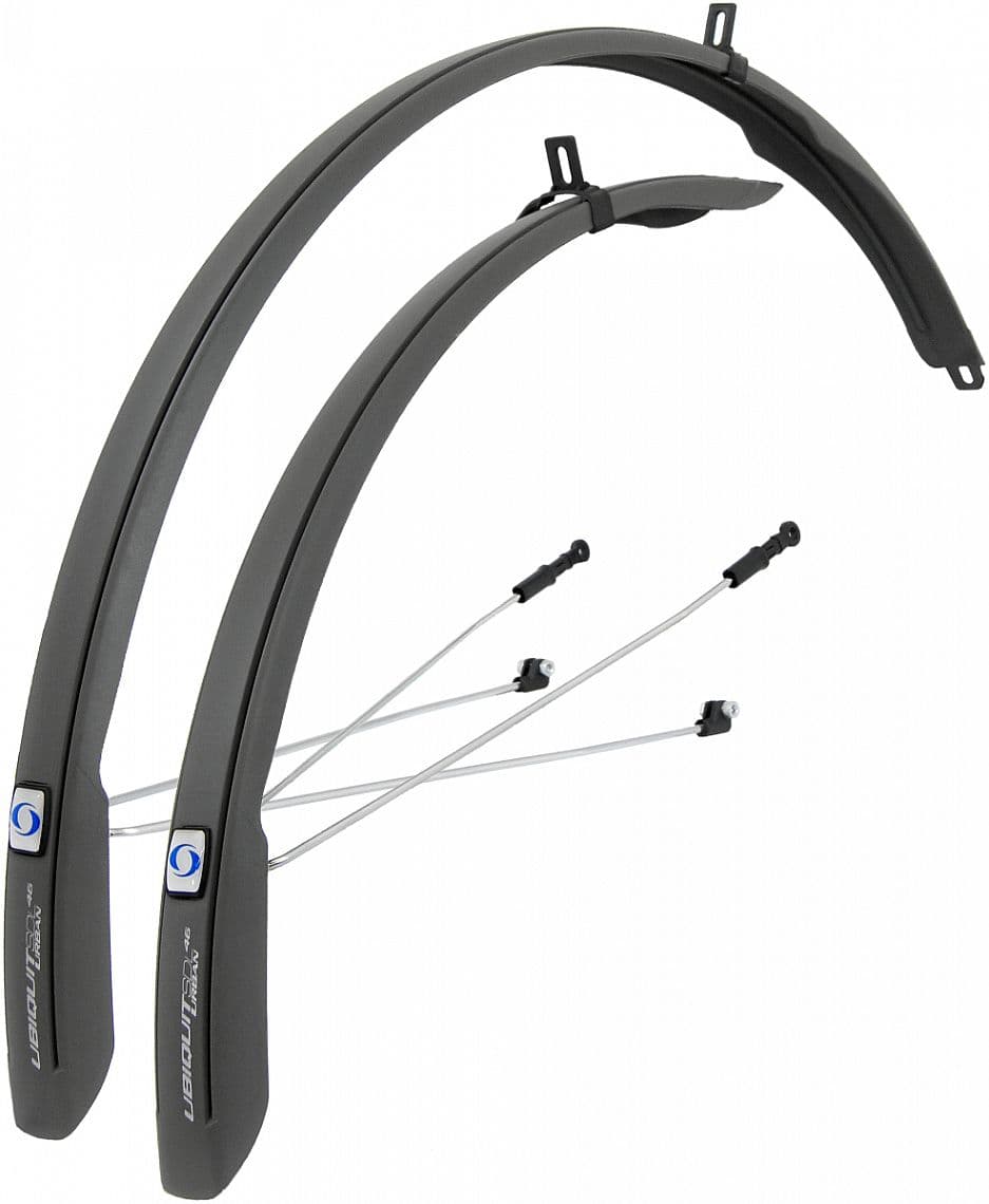 blatníky 28" Simpla URBAN 45 LONG titanová farba set
