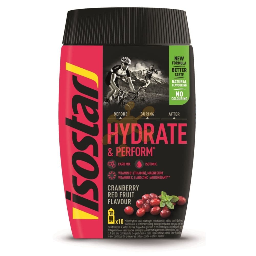 ISOSTAR 400G PRÁŠOK HYDRATE - CRANBERRY - PERFORM ANTIOXIDANT