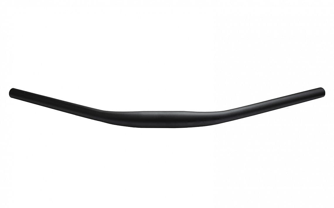 Riadidlá Al City matne čierne 660mm, 23 stupňov back sweep