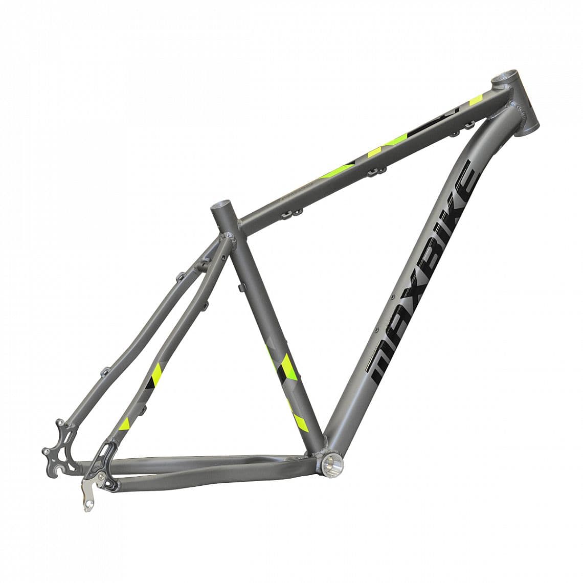 rám Maxbike M509 19" sivý matný + zelená
