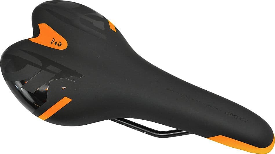 sedlo DDK MTB pánske čierno-oranžové