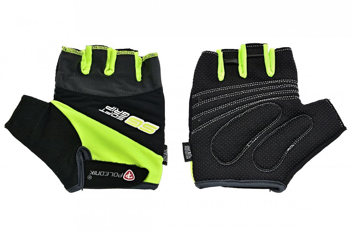 rukavice Soft grip reflexný žltá veľkosť M