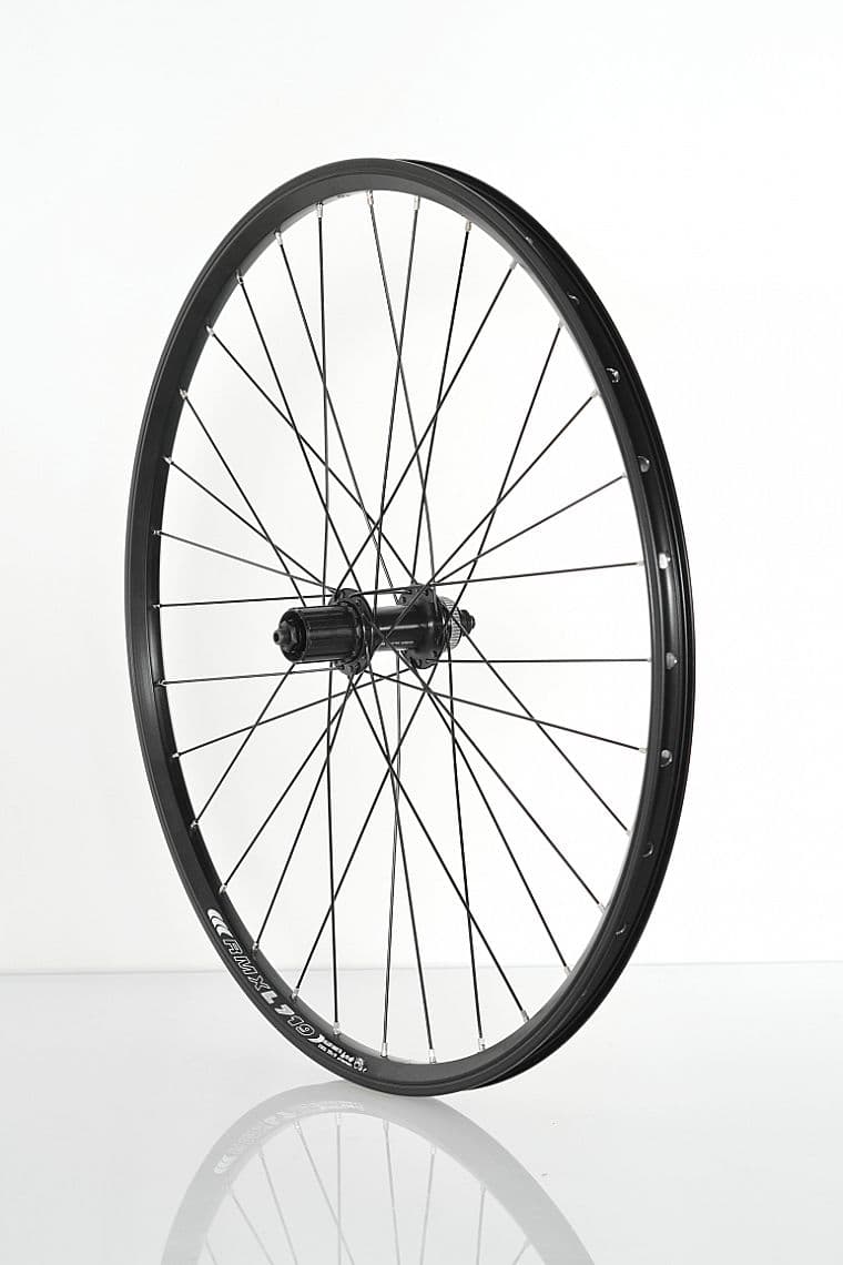 26" zadné zapletené koleso Remerx Dragon 719/náboj Shimano FH-QC300 32 dier čierny