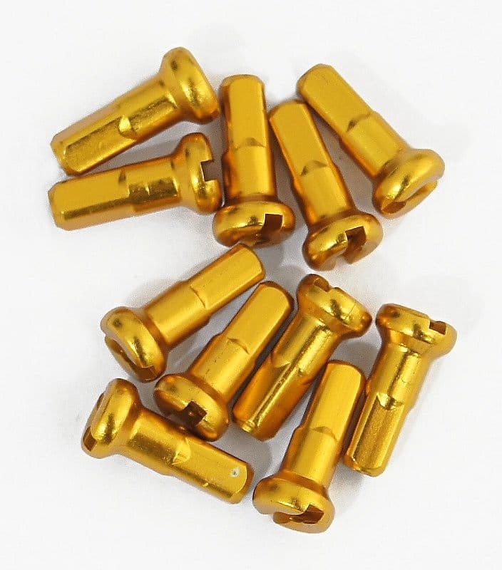 nipl Al zlatý 2mm/14mm