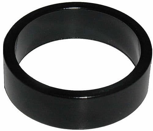 podložka 1 1/8" 15mm matne čierna