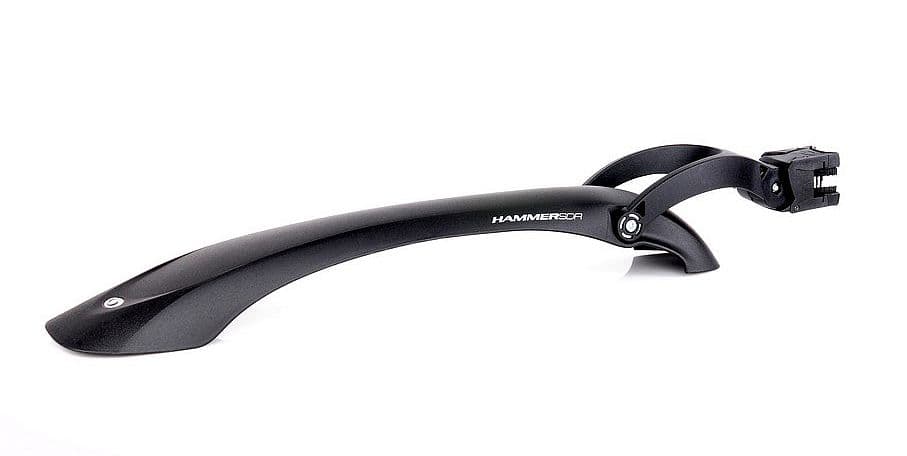 blatník 24"-29" Simpla HAMMER 2 REAR na sedlovku zadná čierno biely