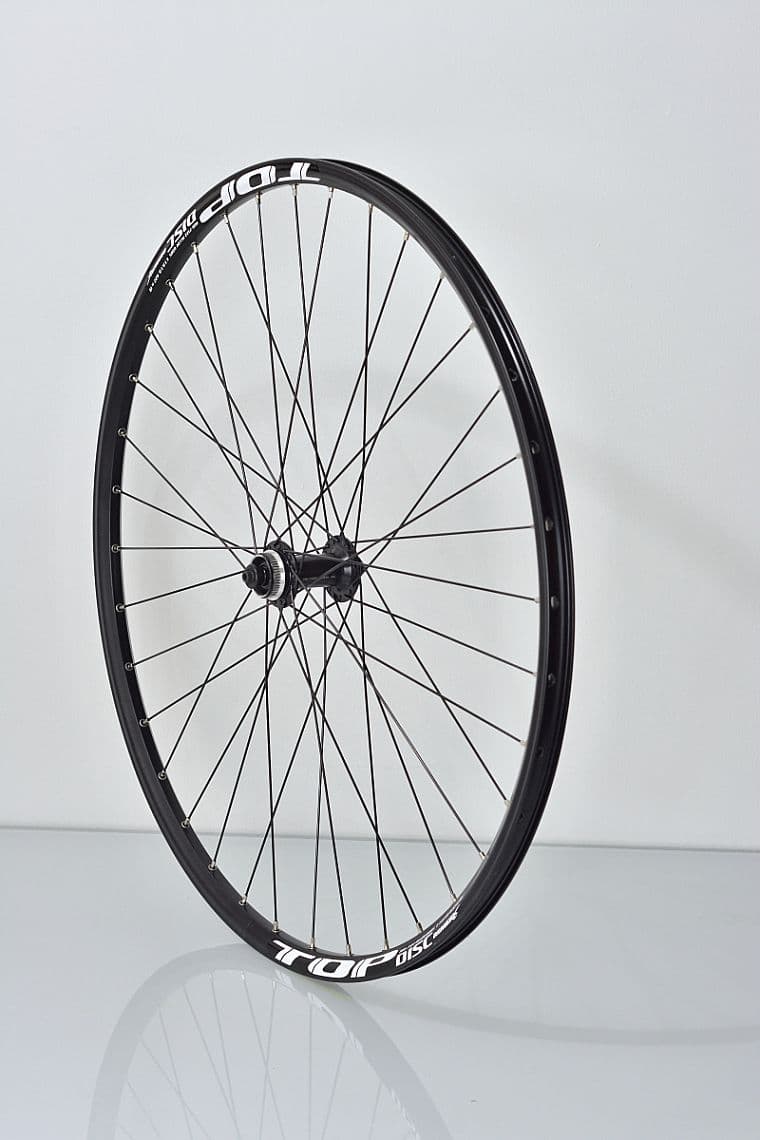 29" predné zapletené koleso Remerx Topdisc/náboj Shimano RM35 36 dier čierny